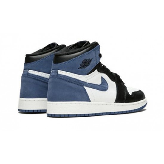 Rep Shoes Jordan 1 High Blue Moon SUMMIT WHITE 575441 115 Cheap